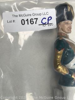 Luigi Fabris Porcelain Soldier Figurine Signed