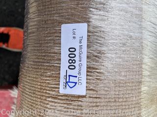 Brown Persian Overdyed Wool Rug With Allover Pattern