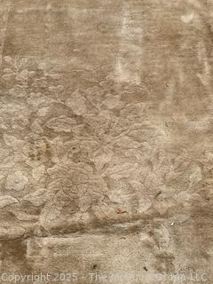 Beige Persian Overdyed Wool Rug With Allover Pattern