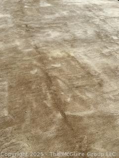 Beige Persian Overdyed Wool Rug With Allover Pattern