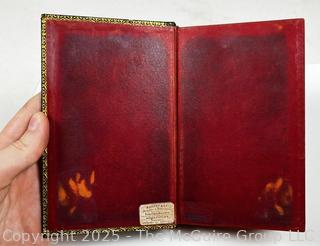 1856 Black Embossed Leather Bound Book The Roman Missal