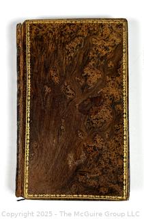 1826 Leather Bound with Gilt Decoration Book Vida y Hechos del Picaro Guzman de Alfarache