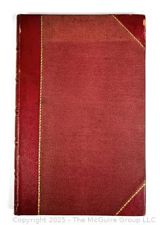 1887 Leather Bound with Marble Boards Book Glossar zu den Liedern der Edda by Hugo Gering 