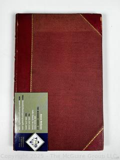 1887 Leather Bound with Marble Boards Book Glossar zu den Liedern der Edda by Hugo Gering 