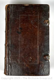1797 Leather Bound with Strap Closure German Bible