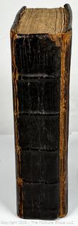1797 Leather Bound with Strap Closure German Bible