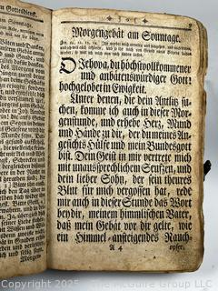 1797 Leather Bound with Strap Closure German Bible