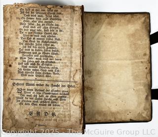 1797 Leather Bound with Strap Closure German Bible