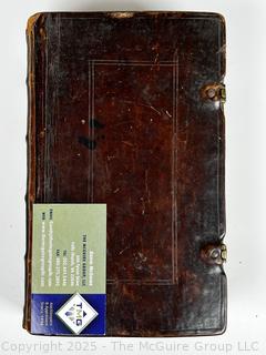 1797 Leather Bound with Strap Closure German Bible
