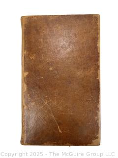 1842 Leather Bound Book Select Orations of Cicero 