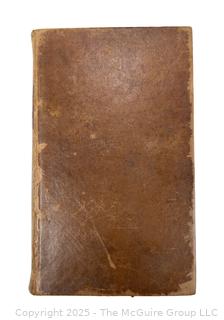 1842 Leather Bound Book Select Orations of Cicero 