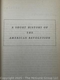  A Short History of the American Revolution Book by John Hyde Preston, 1933