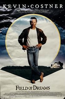 1989 Field of Dreams With Kevin Costner Movie Poster. 27" x 41"