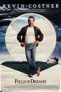 1989 Field of Dreams With Kevin Costner Movie Poster. 27" x 41"