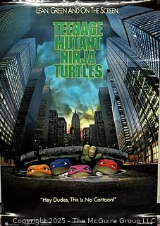 1990 Teenage Mutant Ninja Turtles - Hey Dude Movie Poster.  22" x 32"
