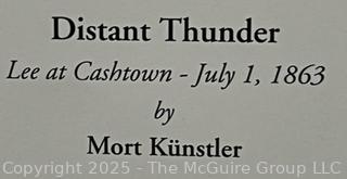 Unframed Mort Kunstler Civil War Print - Distant Thunder - 23.5 x 34"