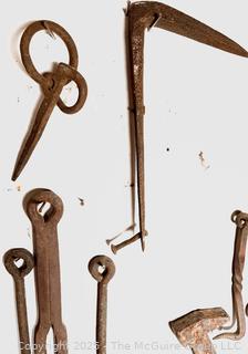 Wrought Iron Forged Pins, Fasteners and Hooks<br>

<br><br>

Removal Options:<br><br> Sat (Nov 8) & Sun (Nov 9) 11-3pm, 56 Scotch Hill Rd., Cambridge NY 12816<br><br>

Sat (Nov 15) 12-2pm, TMG Warehouse, 2800 Juniper St., Fairfax, VA 22031<br><br>

Request Shipping (david@themcguiregroupllc.com)  