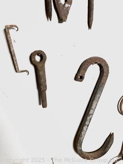 Wrought Iron Forged Pins, Fasteners and Hooks<br>

<br><br>

Removal Options:<br><br> Sat (Nov 8) & Sun (Nov 9) 11-3pm, 56 Scotch Hill Rd., Cambridge NY 12816<br><br>

Sat (Nov 15) 12-2pm, TMG Warehouse, 2800 Juniper St., Fairfax, VA 22031<br><br>

Request Shipping (david@themcguiregroupllc.com)  