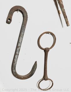 Wrought Iron Forged Pins, Fasteners and Hooks<br>

<br><br>

Removal Options:<br><br> Sat (Nov 8) & Sun (Nov 9) 11-3pm, 56 Scotch Hill Rd., Cambridge NY 12816<br><br>

Sat (Nov 15) 12-2pm, TMG Warehouse, 2800 Juniper St., Fairfax, VA 22031<br><br>

Request Shipping (david@themcguiregroupllc.com)  
