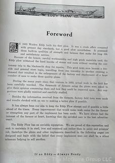 Sales Pamphlet of The Eddy Plow Co., Greenwich NY