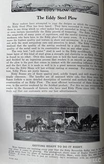 Sales Pamphlet of The Eddy Plow Co., Greenwich NY