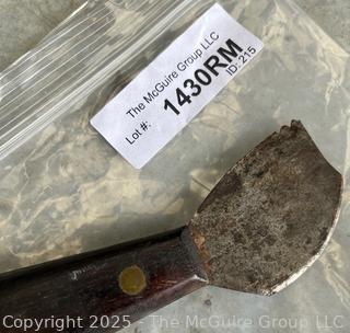 Grouping Including Cow Bell, Marking Gauge, Planet Jr. Wrench, Oiler Cans and Starrett No. 12 