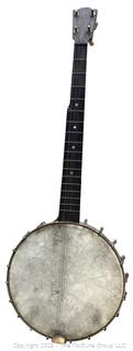 1890's Cluett 4 String Openback Banjo