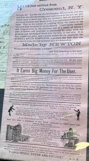 19th C Trade Advertising Broadsheets: F F Adams & Co., Russell & Erwin, L. Coes & Co., Disston, The Francis Axe. Co., Brown & Sharps, Best Brick Co. 