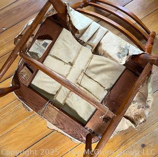 Maple Arm Chair (WAS 21)<br>

<br><br>

Removal: Sat (Nov 8) & Sun (Nov 9) 11-3pm, 56 Scotch Hill Rd., Cambridge NY 12816  