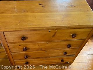 Four (4) Drawer Knotty Pine Keyed Dresser

<br>

<br><br>

Removal: Sat (Nov 8) & Sun (Nov 9) 11-3pm, 56 Scotch Hill Rd., Cambridge NY 12816 
