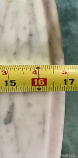Victorian 19th C Beveled Oval Marble Top Parlor Table<br>

<br><br>

Removal: Sat (Nov 8) & Sun (Nov 9) 11-3pm, 56 Scotch Hill Rd., Cambridge NY 12816 