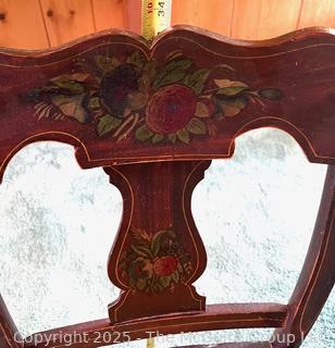 Stenciled Bedroom Chair w/ Cane Seat <br>

<br><br>

Removal: Sat (Nov 8) & Sun (Nov 9) 11-3pm, 56 Scotch Hill Rd., Cambridge NY 12816 
