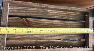 Three (3) Shelf Wooden Plant Stand. Measures 16W x 40"T<br>

<br><br>

Removal: Sat (Nov 8) & Sun (Nov 9) 11-3pm, 56 Scotch Hill Rd., Cambridge NY 12816 