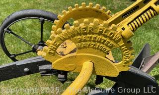 Horse Drawn Single Bottom Plow w/ "The Winner Truck" Attachment to Control Plowing Depth.  C.R. Lewis Cortland NY 1907 (WAS 191) 

Pickup: Removal Times and Options for Each Lot are Defined in Lots Descriptions.  <br>

<br><br>

Removal Options:<br><br> Sat (Nov 8) & Sun (Nov 9) 11-3pm, 56 Scotch Hill Rd., Cambridge NY 12816<br><br>


