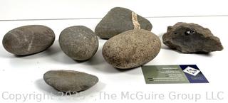 Group of Natural Stone Cobbles Picked While Working Scotch Hill Farm Cambridge NY<br>

<br><br>

Removal Options:<br><br> Sat (Nov 8) & Sun (Nov 9) 11-3pm, 56 Scotch Hill Rd., Cambridge NY 12816<br><br>

Sat (Nov 15) 12-2pm, TMG Warehouse, 2800 Juniper St., Fairfax, VA 22031<br><br>

Request Shipping (david@themcguiregroupllc.com)