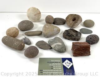 Group of Natural Stone Cobbles and Pebbles Picked While Working Scotch Hill Farm Cambridge NY<br>

<br><br>

Removal Options:<br><br> Sat (Nov 8) & Sun (Nov 9) 11-3pm, 56 Scotch Hill Rd., Cambridge NY 12816<br><br>

Sat (Nov 15) 12-2pm, TMG Warehouse, 2800 Juniper St., Fairfax, VA 22031<br><br>

Request Shipping (david@themcguiregroupllc.com)