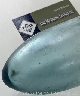 1880-1890 Mineral Soda Torpedo Bottle (WAS 246)<br>

<br><br>

Removal Options:<br><br> Sat (Nov 8) & Sun (Nov 9) 11-3pm, 56 Scotch Hill Rd., Cambridge NY 12816<br><br>

Sat (Nov 15) 12-2pm, TMG Warehouse, 2800 Juniper St., Fairfax, VA 22031<br><br>

Request Shipping (david@themcguiregroupllc.com)