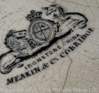 Meakin and Cobrige Ironstone Chamber Pot and Wash Bowl<br>

<br><br>

Removal Options:<br><br> Sat (Nov 8) & Sun (Nov 9) 11-3pm, 56 Scotch Hill Rd., Cambridge NY 12816<br><br>

