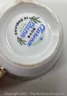 Group of Fine China Teacups and Saucers w/ Various Hallmarks (WAS 262)<br>

<br><br>

Removal Options:<br><br> Sat (Nov 8) & Sun (Nov 9) 11-3pm, 56 Scotch Hill Rd., Cambridge NY 12816<br><br>

Sat (Nov 15) 12-2pm, TMG Warehouse, 2800 Juniper St., Fairfax, VA 22031<br><br>

Request Shipping (david@themcguiregroupllc.com)