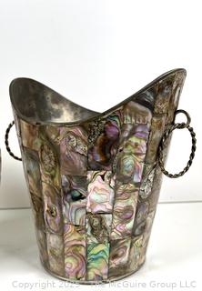 Toby Style Teapot, Matchsticks, Abalone Ice Bucket and Crystal Salt Trays<br>

<br><br>

Removal Options:<br><br> Sat (Nov 8) & Sun (Nov 9) 11-3pm, 56 Scotch Hill Rd., Cambridge NY 12816<br><br>

Sat (Nov 15) 12-2pm, TMG Warehouse, 2800 Juniper St., Fairfax, VA 22031<br><br>

Request Shipping (david@themcguiregroupllc.com)