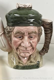 Toby Style Teapot, Matchsticks, Abalone Ice Bucket and Crystal Salt Trays<br>

<br><br>

Removal Options:<br><br> Sat (Nov 8) & Sun (Nov 9) 11-3pm, 56 Scotch Hill Rd., Cambridge NY 12816<br><br>

Sat (Nov 15) 12-2pm, TMG Warehouse, 2800 Juniper St., Fairfax, VA 22031<br><br>

Request Shipping (david@themcguiregroupllc.com)