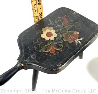 Tole Painted 3-Legged Stool and Covered Tin<br>

<br><br>

Removal Options:<br><br> Sat (Nov 8) & Sun (Nov 9) 11-3pm, 56 Scotch Hill Rd., Cambridge NY 12816<br><br>

Sat (Nov 15) 12-2pm, TMG Warehouse, 2800 Juniper St., Fairfax, VA 22031<br><br>

Request Shipping (david@themcguiregroupllc.com)