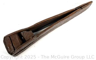 Wooden Leather Harness Makers Hand Held Vise Circa 1860s<br>

<br><br>

Removal Options:<br><br> Sat (Nov 8) & Sun (Nov 9) 11-3pm, 56 Scotch Hill Rd., Cambridge NY 12816<br><br>

Sat (Nov 15) 12-2pm, TMG Warehouse, 2800 Juniper St., Fairfax, VA 22031<br><br>

Request Shipping (david@themcguiregroupllc.com)