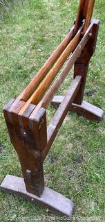 Hand Operated Flax Braker for Making Linen (WAS 210)<br>

<br><br>

Removal Options:<br><br> Sat (Nov 8) & Sun (Nov 9) 11-3pm, 56 Scotch Hill Rd., Cambridge NY 12816<br><br>

