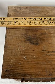 Wooden Single Drawer end table.Measures 12 x 21 x 19"T<br>

<br><br>

Removal Options:<br><br> Sat (Nov 8) & Sun (Nov 9) 11-3pm, 56 Scotch Hill Rd., Cambridge NY 12816<br><br>

