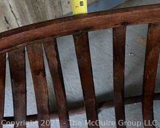Circa 1880 Rocking Cradle. Damage Shown in Photos (WAS 340)<br>

<br><br>

Removal Options:<br><br> Sat (Nov 8) & Sun (Nov 9) 11-3pm, 56 Scotch Hill Rd., Cambridge NY 12816<br><br>

