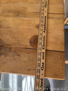 Wooden Work Table with Single Drawer.  Measures 26 x 42 x 29"T<br>

<br><br>

Removal Options:<br><br> Sat (Nov 8) & Sun (Nov 9) 11-3pm, 56 Scotch Hill Rd., Cambridge NY 12816<br><br>

