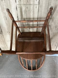 Spindle Back Bent Wood Side Chair<br>

<br><br>

Removal Options:<br><br> Sat (Nov 8) & Sun (Nov 9) 11-3pm, 56 Scotch Hill Rd., Cambridge NY 12816<br><br>

