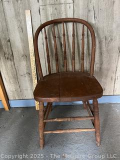 Spindle Back Bent Wood Side Chair<br>

<br><br>

Removal Options:<br><br> Sat (Nov 8) & Sun (Nov 9) 11-3pm, 56 Scotch Hill Rd., Cambridge NY 12816<br><br>

