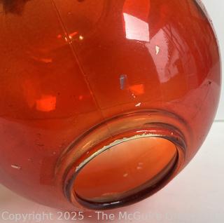 Blue Indiana Carnival Glass Candy Dish, Amberina Ball Glass Vase and Blue Bottle with Cork<br>

<br><br>

Removal Options:<br><br> Sat (Nov 8) & Sun (Nov 9) 11-3pm, 56 Scotch Hill Rd., Cambridge NY 12816<br><br>

Sat (Nov 15) 12-2pm, TMG Warehouse, 2800 Juniper St., Fairfax, VA 22031<br><br>

Request Shipping (david@themcguiregroupllc.com)